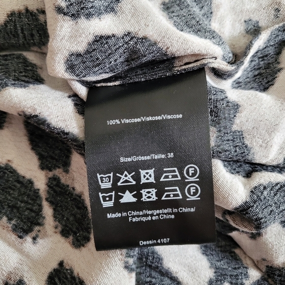 NWT BAUM UND PFERDGARTEN Mei Blouson Sleeve Leopard Print Top Size 40 FR/10 US - Picture 15 of 17